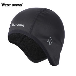 WEST BIKING Bike Hats Winter Outdoor Sports Cycling Running Caps Men Women Windproof Warm MTB Bicycle Motorcycle Caps
