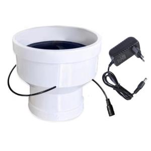 Universal 100V 240V Adapter 75mm 110mm Duct Fan For Odor Removal In Pet Areas Kitchens Restrooms Hotels