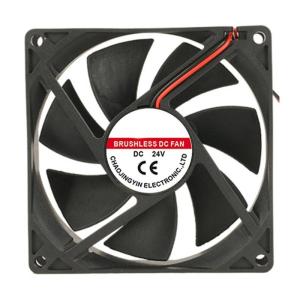 Dc9225 trường hợp Fan thủy lực mang công nghệ khung ABS DC5/12/24V cho mạng lưu trữ và văn phòng điện tử