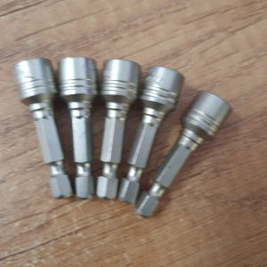 Đầu bắn tôn 8mm Makita hàng Mỹ chuẩn ngắn thép trắng có từ tính mạnh