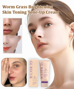 Vegan cream skin toning cordyceps creamy skin cream isolated