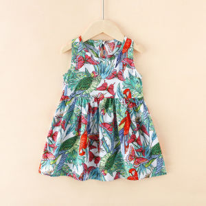 Dress Anak Perempuan Import Katun Bermotif Terbaru Lucu