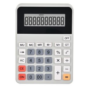 HRTHR Multifunctional 12 Digits Calculator Battery Powered Large Screen Display Financial Accounter Calculator Useful Efficient Calculation  Calculator School/Office