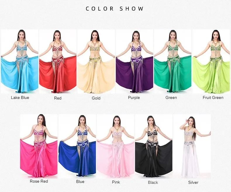 rihanna sexy lingerie Belly Dance Costume Indian Dance 3pcs Bra&Belt&Skirt Sexy Dancing Women Dance Clothes Set Bellydance main image 1