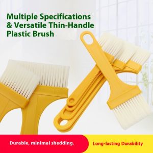 แปรงทาขนมพลาสติกทนทานใช้ในครัวสำหรับทำอาหารและอบไม่ไหล