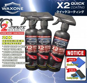 WAXONE X2 Quick Coating 500ml Big Capacity Car Coating Nano Ceramic Car Coating Spray