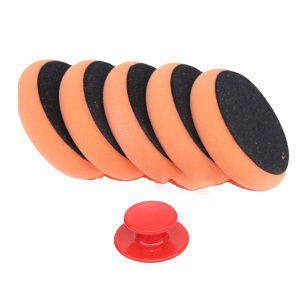 Universal Car Waxing Sponge Polish Pad Car Microfiber Cleaning Foam Pads with Handle Wax Polishing Sponge Auto Accessories