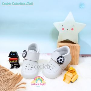 SEPATU BAYI - SEPATU BABY - SEPATU PREWALKER - A4 - SEPATU BALITA - SEPATU ANAK - ORIGINAL BRAND - CORICH BABY SHOES - BAYI USIA 0 - 11 BULAN - SEPATU SNEAKERS BAYI - BAYI BARU LAHIR - PEREMPUAN - BABY SHOES
