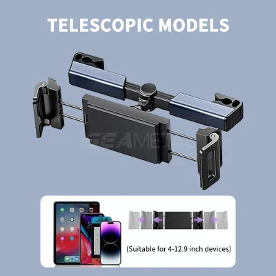 SEAMETAL 4-12.9 inch Backseat Car Tablet Holder Headrest Back Seat Mount Universal Adjustable Auto Phone Bracket