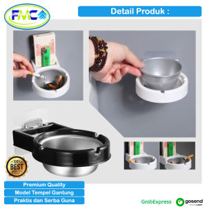 Asbak Portable Tempel Dinding Asbak Toilet Wall Astray Praktis Gantung Serbaguna