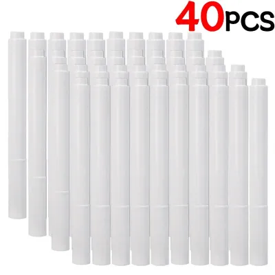 50Pcs White Liquid Chalk Erasable Pen Marker for Glass Windows Blackboard Chalkboard Window White Pen Washable Erasable Marker