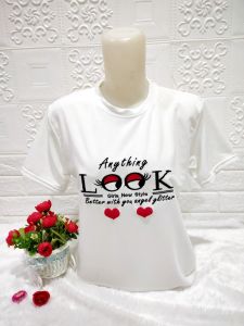 Kaos Wanita Lengan Pendek T shirt Cewek Import Terbaru