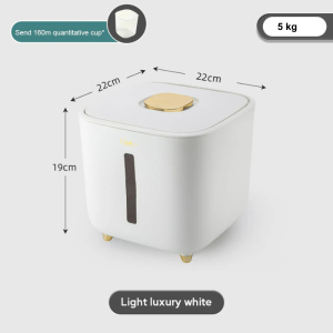 【SHOPLUS】Rice Storage Rice Bucket Rice Dispenser Food Container Insect Proof Food Storage Container Bekas Beras 米桶 HL9081