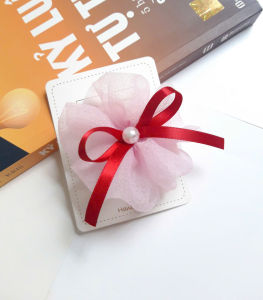 set 2 cái kẹp tóc/ cột tóc Hoa siêu xinh cho bé.(Hình thật).