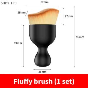 SHPYHT✨ Car Vent Cleaning Soft Brush With Casing For Car Interior Cleaning Tool Artificial Car Brush Car Crevice Dusting Car Detailing