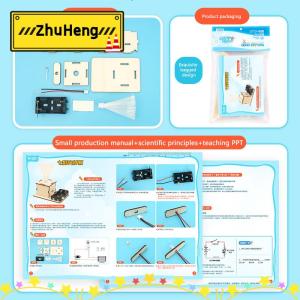 zhuheng Bằng Gỗ Đầy Màu Sắc Sợi Quang Bộ Dụng Cụ Đèn Tự Làm Khoa Học Xây Dựng Dự Án 3D Bằng Gỗ Câu Đố Lắp Ráp Mô Hình Thiết Lập Giáo Dục Đồ Chơi