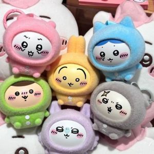 Chiikawa Series Pajamas Face-Changing Blind Box Vinyl Pendant Cute Usagi Hachiware Bag Hanging Holiday Gift Girl Birthday Gift