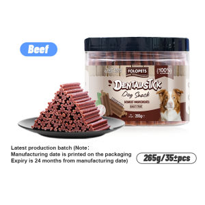 FOLOPETS 265g  Dog Treat Sticks Dental Sticks Pet Dog Dental Grinding Food Snack Pet Dog Treats Pet Snack