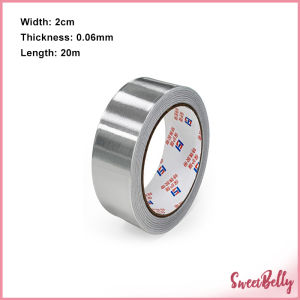 Sweet Belly เทปฟอยล์อลูมิเนียม สําหรับซ่อมแซมท่อ เทปปิดผนึกกันรั่วซึม ความยาว 20m Aluminum foil tape