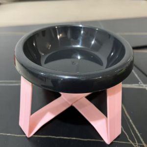 AntiBlack Cat Food Cat Bowl Tall Drinking Bowl Anti Neck Chin Cat Bowl Pet Bowl Set