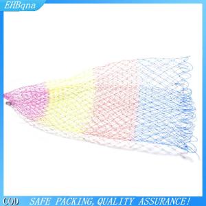 [COD] 1 Pcs Nylon Fishing Net Rhombus Mesh Hole Net Collapsible Fishing Tools 3 Sizes