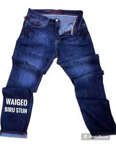 celana jeans/ waigeo/ CELNA panjang /model standar reguler/ JUMBO