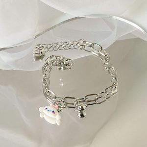 SHOPHOME - Gelang Karakter Charm Bracelet Lonceng Hiasan Kartun Lucu Pasangan Pacar Sahabat GLG14