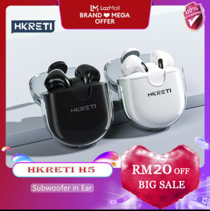 HKRETI Wireless Bluetooth Headphones Sports Dual Stereo Noise Cancelling Waterproof TWS Earbuds Touch Long Standby Compatible with Samsung iPhone Huawei OPPO Xiaomi Vivo