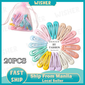 INS Fashion 20/40Pcs Colorful Water Droplets Hair Clips Girls Cute BB Hairpins Barrettes Headbands
