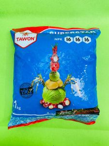 Pupuk NPK 16 16 16 SUPERSTAR  Tawon 16 1Kg mantap