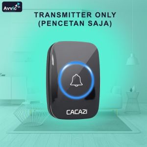 Avvic x HANYA PENCETAN - CACAZI Transmitter Wireless Doorbell Bel Pencetan Bel Pintu Rumah
