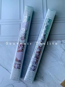 Isi 25 Pcs Souvenir Taplak Meja Karet Silver Import Packing Mika Motif