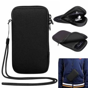 DADOMYD Zipper Mobile Phone Bag Shockproof Neoprene Travel Storage Pouch Universal Portable Cellphone Storage Bag