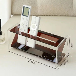 Acrylic Desktop Storage Box Multifunctional Mobile Phone Remote Control Shelf Table Display Box