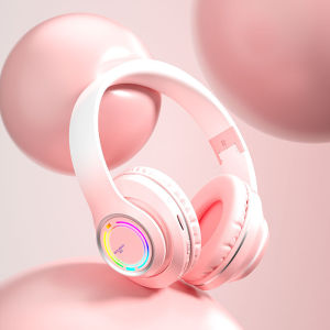 New Gradient Color Wireless Headphones Foldable Stereo Bass Bluetooth 5.3 Earphones Kids Girls Gift With Mic for iPhone TV Game