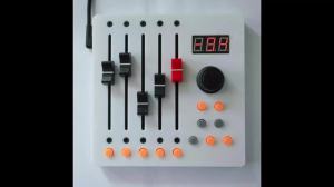 btnx 5-Channel Long Fader MIDI Controller with Transport Module for Live Streaming – Type-C Y5R7K