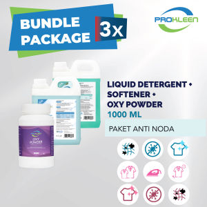 [BUNDLE] = Deterjen Cair + Softener + Oxy Powder 800mL+25% - 1pcs each