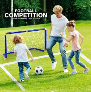 ของเล่นโกลบอลเด็ก พร้อมตาข่ายและลูกฟุตบอล แถมเครื่องสูบลม โกลฟุตบอลจำลอง โกลบอลเด็กเล่น โกลบอลสำหรับเด็ก ของเล่นเสริมสร้างพัฒนาการ