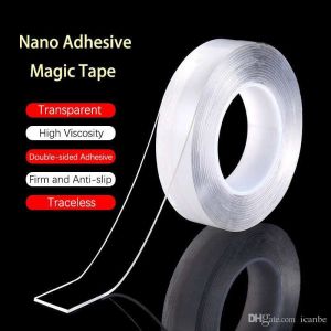 fashion shop 5M Clear Multifunction Nano Tape Strongly Sticky Double-Sided Adhesive Tape Traceless Strips