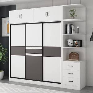 Closet home bedroom sliding door simple assembly modern simple storage cabinet storage cabinet rental room large closet