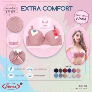 Bra BH Sorex 3262 EXTRA COMFORT BUSA KAWAT KAIT 3 SETARA CUP FULL BESAR BH BUSA TIPIS PAKAI KAWAT 36 38 40 42