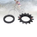 Yechiry Fixed Gear Single Speed Bike Freewheel Aluminum Alloy Lightweight Freewheel Replacement Stable Smooth Ride Ideal for City Commuting (14T). 
