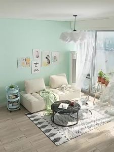 Nordic Minimalism Cashmere-Like Sofa Square Tofu Sofa Chair Cushion Living Room Sofa Bed Faux Leather Sofas