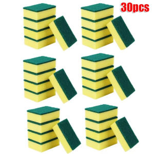 Multi Functional Square Kitchen Sponge With High Absorbency Rust Removal And Stain Removal Double-Layer Design High-Quality Scratch Resistant And Durable Sponge With Super Water Absorption Suitable For Tableware Kitchen And Furniture