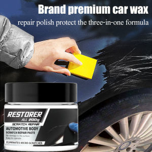 【Invalid refunds】Fast Repair of Scratches remove traces Polishing Wax for light scratches 200g Fits all Cars and Motorcycle Paint car Body rubbing Compound Moto Car mild remover Car Scratch Remover Repair Car Scratch Wax Scratches Repair Polishing Repair