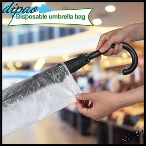【dipao】 100pcs Disposable Umbrella Bag Transparent Waterproof Plastic Umbrella Cover For Hotel Lobby Doorway Umbrella Bag
