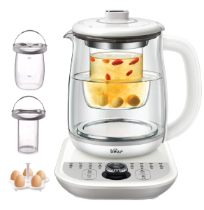 Bear Health Pot Electric Kettle Health soup pot tea pot glass pot multi function cooker Kitchen Appliances 养生壶 1.8L BHP-W18L