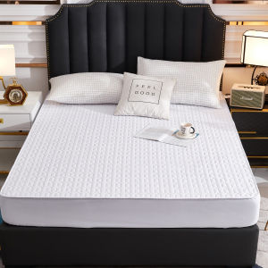 【Manila stock COD】DreaMe Mattress Protector Cover Cadar Elastic Queen Size /King /Single Fitted Bedsheet Set Embossed Waterproof Mattress Protector Fitted Sheet Style Cover for Mattress Thick Soft Pad for Bed