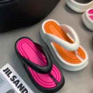 [Free Shipping] Thick-Soled Flip-Flops Eva Slippers For Women Summer Outdoor Wear Non-Slip New Style Sandals Summer Beach Sandals