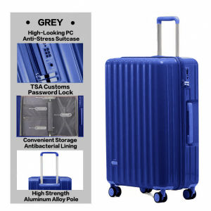 TRAVELCUL 20/24/28inch Japanese Style Luggage YKK Zipper Suitcase Luggage TSA Lock Luggage Bag Travel Lightweight